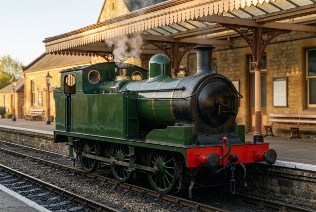 Train photo as an archival fine-art print
